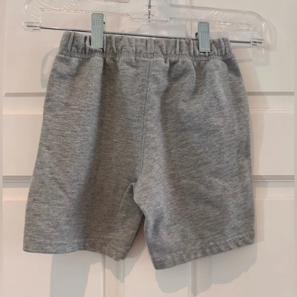 Children’s Place - Boys Terry Shorts – Size 5T – Bundle of 2 - Heather Gray